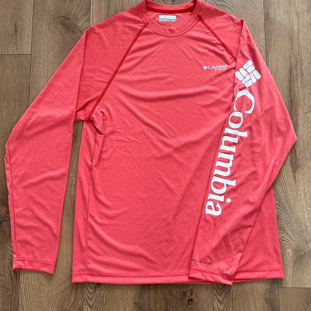 Columbia PFG Coral Long Sleeve Dry Fit Shirt - Unisex Size Small